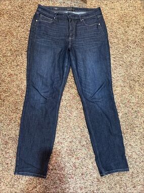 White House Black Market Dark Blue High-Rise Jeans